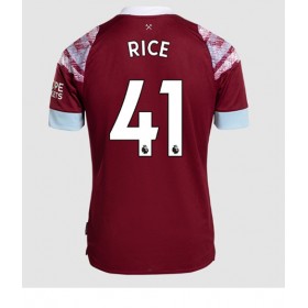 Herren Fußballbekleidung West Ham United Declan Rice #41 Heimtrikot 2022-23 Kurzarm